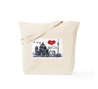 CafePress I Love Berlin Tote Bag Natural Canvas Tote Bag, Reusable Shopping Bag
