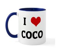 CafePress I Love Coco Mug 11 oz (325 ml) Ceramic Coffee Mug