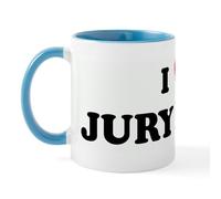 CafePress I Love Jury Duty Mug 11 oz (325 ml) Ceramic Coffee Mug
