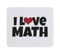 CafePress I Love Math Mousepad Non-slip Rubber Gaming Mousepad