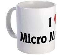 CafePress I Love Micro Managing Mug 11 oz (325 ml) Ceramic Coffee Mug