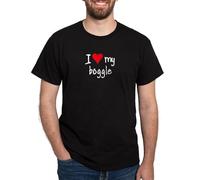 CafePress - I Love My Boggle - 100% Cotton T-Shirt Black