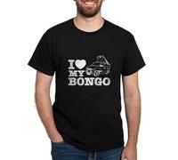 CafePress - I Love My Bongo - Blue Dark T-Shirt - 100% Cotton T-Shirt