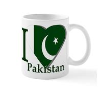 CafePress I Love Pakistan Mug 11 oz (325 ml) Ceramic Coffee Mug