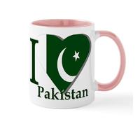 CafePress I Love Pakistan Mug 11 oz (325 ml) Ceramic Coffee Mug
