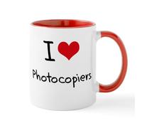 CafePress I Love Photocopiers Mug 11 oz (325 ml) Ceramic Coffee Mug