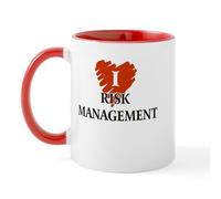CafePress I Love Risk Management Mug 11 oz (325 ml) Ceramic Coffee Mug