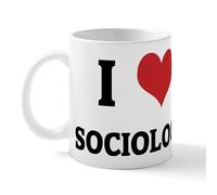 CafePress I Love Sociology Mug 11 oz Mug | 11 oz (325 ml) Ceramic Coffee Mug