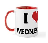 CafePress I Love Wednesday Mug 11 oz (325 ml) Ceramic Coffee Mug