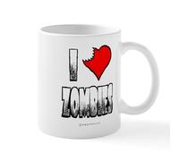 CafePress I Love Zombies Coffee Mug 11 oz (325 ml) Ceramic Coffee Mug