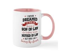 CafePress I Never Dreamed I'd End Up Being A Son in Law Mugs 11 oz (325 ml) Ceramic Coffee Mug