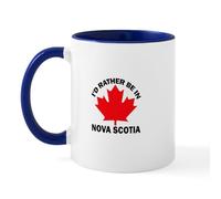 CafePress I'd Rather Be in Nova Scotia Mug 11 oz (325 ml) Ceramic Coffee Mug