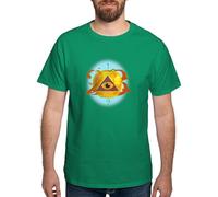 CafePress - Illuminati Golden Apple - 100% Cotton T-Shirt