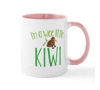 CafePress Im A Wee Little Kiwi (New Zealand Map) Mugs 11 oz (325 ml) Ceramic Coffee Mug