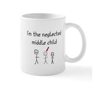 CafePress I'm The Neglected Middle Child Mug 11 oz (325 ml) Ceramic Coffee Mug