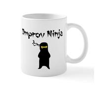 CafePress Improv Ninja Mugs 11 oz (325 ml) Ceramic Coffee Mug