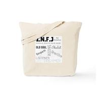 CafePress INFJ Tote Bag Natural Canvas Tote Bag, Reusable Shopping Bag