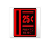 CafePress Insert Coin To Play Arcade Video Game Sticker Square Bumper Sticker Car Decal