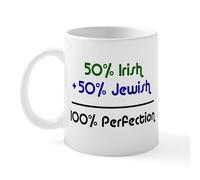 CafePress Irish & Jewish Mug 11 oz (325 ml) Ceramic Coffee Mug
