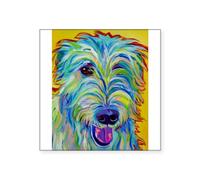 CafePress Irish Wolfhound Rectangle Sticker Square Bumper Sticker Car Decal