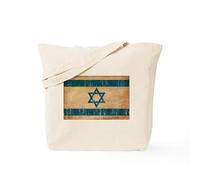 CafePress Israel Flag Tote Bag Natural Canvas Tote Bag, Reusable Shopping Bag