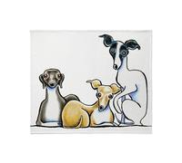CafePress Italian Greyhound Trio Throw Blanket Super Soft Fleece Plush Throw Blanket, 60"x50"