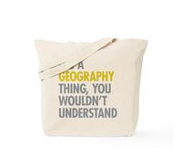 CafePress Its A Geography Thing Tote Bag Natural Canvas Tote Bag, Reusable Shopping Bag