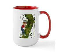 CafePress Jack 'N The Beanstalk Large Mug 15 oz (444 ml) Ceramic Coffee Mug