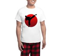CafePress Karate Keri Men's Light Pajamas Men's Novelty Pyjama Set, Comfortable PJ Sleepwear