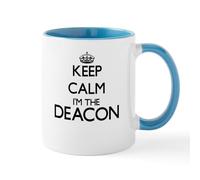 CafePress Keep Calm I'm The Deacon Mugs 11 oz (325 ml) Ceramic Coffee Mug
