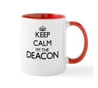 CafePress Keep Calm I'm The Deacon Mugs 11 oz (325 ml) Ceramic Coffee Mug