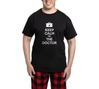CafePress Keep Calm I'm The Doctor Men's Dark Pajamas Men's Novelty Pyjama Set, Comfortable PJ Sleepwear