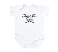 CafePress - King Arthur Infant Bodysuit - Cute Infant Bodysuit Baby Romper Cloud White