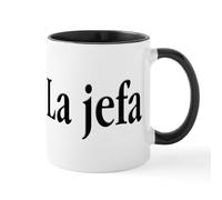 CafePress La Jefa Mugs 11 oz (325 ml) Ceramic Coffee Mug