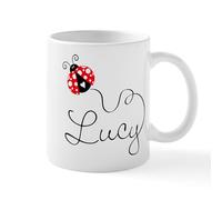 CafePress Ladybug Lucy Mug 11 oz (325 ml) Ceramic Coffee Mug