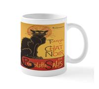 CafePress Le Chat Noir Mug 11 oz (325 ml) Ceramic Coffee Mug