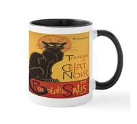 CafePress Le Chat Noir Mug 11 oz (325 ml) Ceramic Coffee Mug