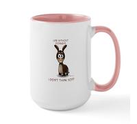 CafePress Life Without Donkeys Large Mug 15 oz (444 ml) Ceramic Coffee Mug