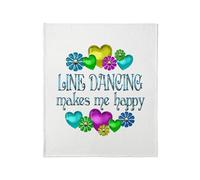 CafePress Line Dancing Throw Blanket Super Soft Fleece Plush Throw Blanket, 60"x50"