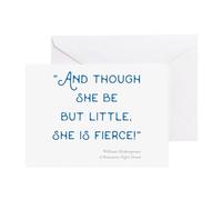 CafePress Little But Fierce! Greeting Card, Note Card, Birthday Card, Blank Inside Matte Matte