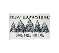 CafePress Live Free Or Die Rectangle Magnet, 2"x3" Refrigerator Magnet