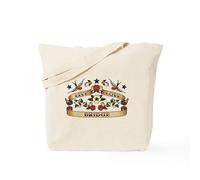 CafePress Live Love Bridge Tote Bag Natural Canvas Tote Bag, Reusable Shopping Bag