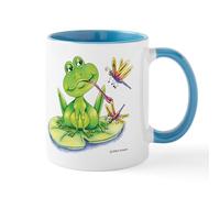 CafePress Logan The Frog Mug 11 oz (325 ml) Ceramic Coffee Mug