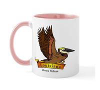 CafePress Louisiana Pelican Mug 11 oz (325 ml) Ceramic Coffee Mug