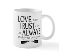 CafePress Love Many, Trust A Few Mug 11 oz (325 ml) Ceramic Coffee Mug