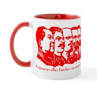 CafePress Mao,Stalin,Lenin,Engels,Marx Mug 11 oz (325 ml) Ceramic Coffee Mug