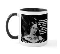 CafePress Mary Shelley Frankenstein Mug 11 oz (325 ml) Ceramic Coffee Mug