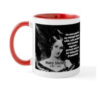 CafePress Mary Shelley Frankenstein Mug 11 oz (325 ml) Ceramic Coffee Mug