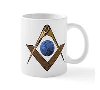 CafePress Masonic Square and Compass Mug 11 oz (325 ml) Ceramic Coffee Mug