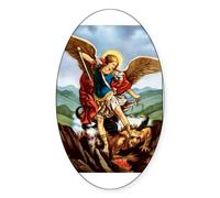CafePress Michael Morning Oval Bumper Sticker, Euro Oval Car Decal